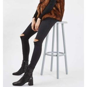 Topshop Moto Leigh Ripped Skinny Jean